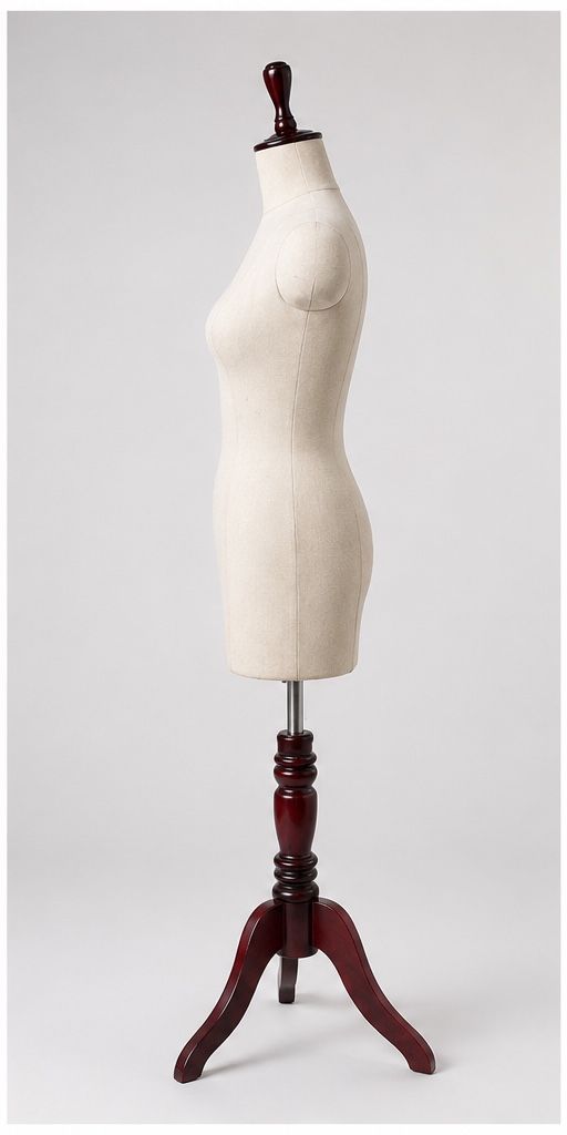 Premium Female Dress Form Tailor Dummy with Wooden Stand