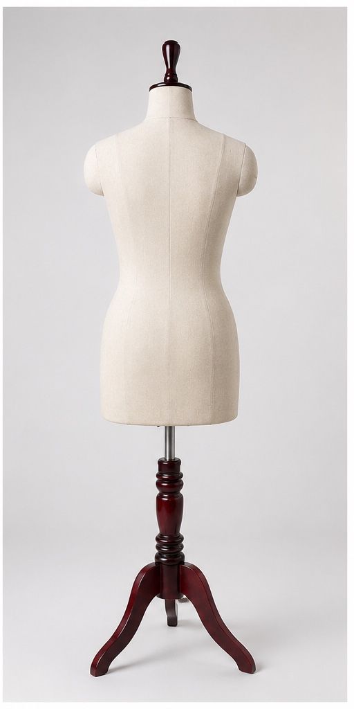 Premium Female Dress Form Tailor Dummy with Wooden Stand