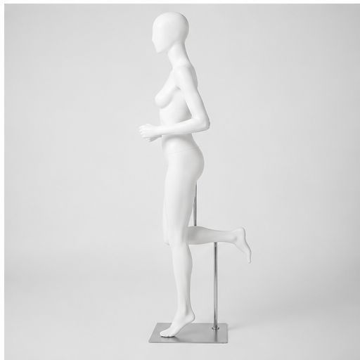 White Female Running Mannequin for Sportswear Display