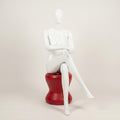 Female mannequins sitting enhanced 3